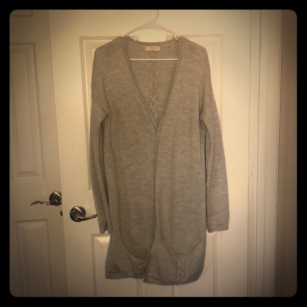 Grey Longline Sweater